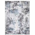 Pisos 5 x 7 ft. Pacific Abstract Area Rug - Gray PI2842739